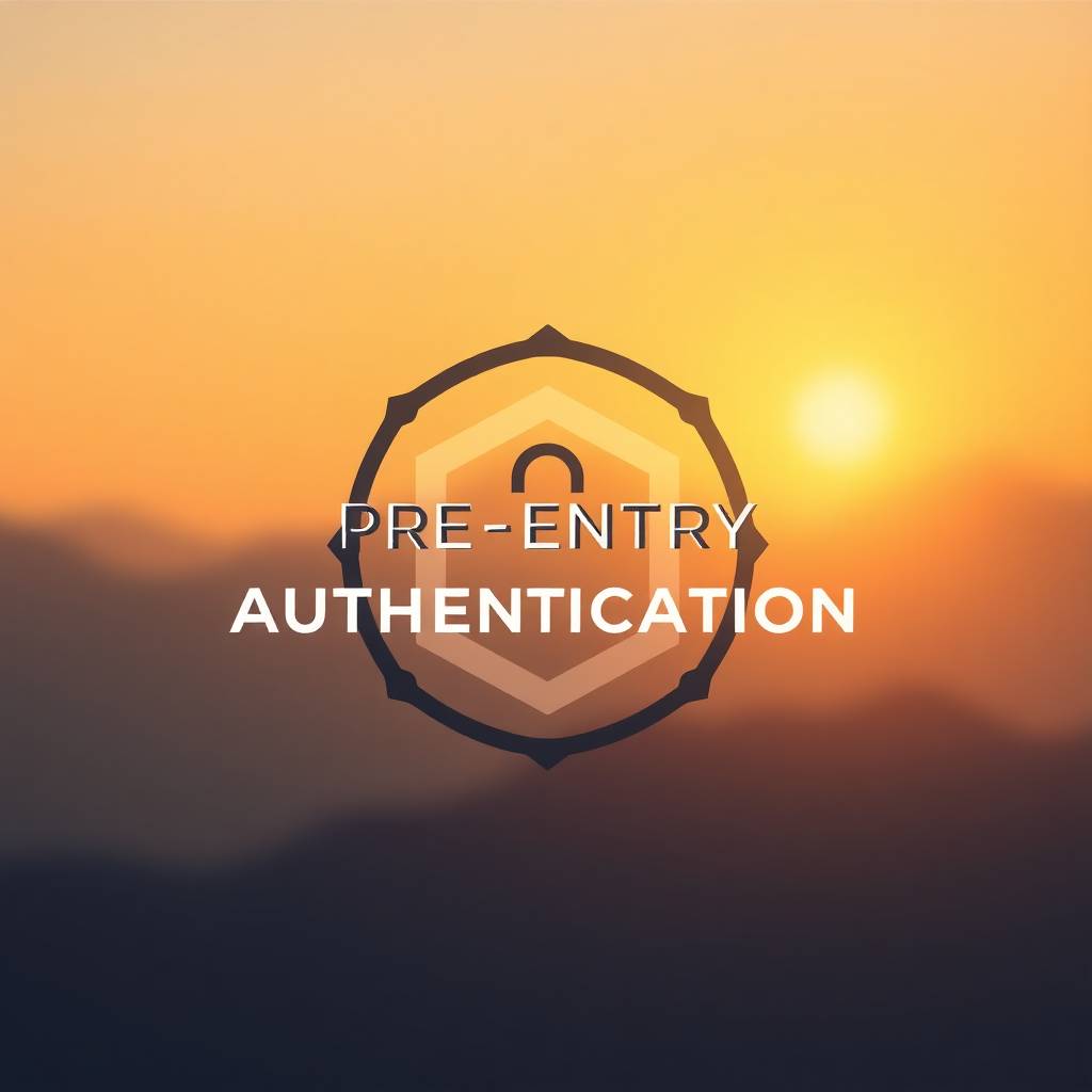 Pre-Entry Authentication, Security Check Before Entry, CAPTCHA