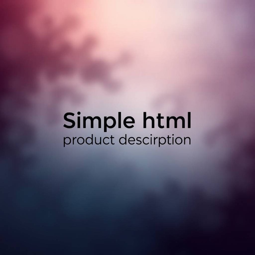 توضیحات محصول HTML ساده توضیح دهنده Odoo 16 ، 17 ، 18 افزودنی